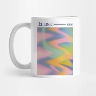 Angel Numbers \\ 888 Balance \\ Color Aura Mug